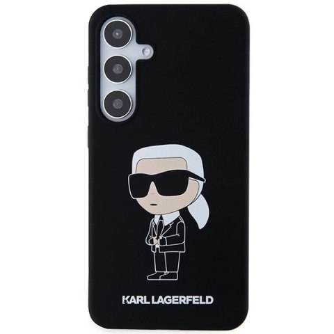 Etui Karl Lagerfeld Silicone Ikonik na Samsung Galaxy S24+ - czarne Etui Karl Lagerfeld Silicone Ikonik na Samsung Galaxy S24+ - czarne