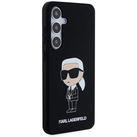 Etui Karl Lagerfeld Silicone Ikonik na Samsung Galaxy S24+ - czarne Etui Karl Lagerfeld Silicone Ikonik na Samsung Galaxy S24+ - czarne