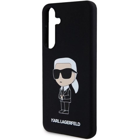 Etui Karl Lagerfeld Silicone Ikonik na Samsung Galaxy S24+ - czarne Etui Karl Lagerfeld Silicone Ikonik na Samsung Galaxy S24+ - czarne