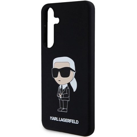 Etui Karl Lagerfeld Silicone Ikonik na Samsung Galaxy S24 - czarne Etui Karl Lagerfeld Silicone Ikonik na Samsung Galaxy S24 - czarne