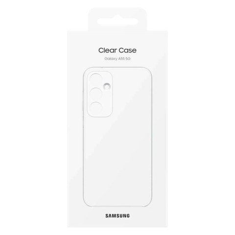 Etui Samsung Clear Case EF-QA556CTEGWW do Samsung Galaxy A55 - przezroczyste Etui Samsung Clear Case EF-QA556CTEGWW do Samsung Galaxy A55 - przezroczyste