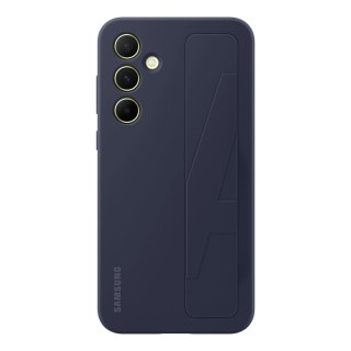 Etui Samsung Standing Grip Case EF-GA556TBEGWW na Samsung Galaxy A55 z uchwytem - niebiesko-czarne