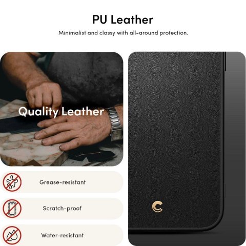 Etui Spigen Cyrill Kajuk Mag z MagSafe na iPhone 15 Pro Max - czarne Etui Spigen Cyrill Kajuk Mag z MagSafe na iPhone 15 Pro Max - czarne