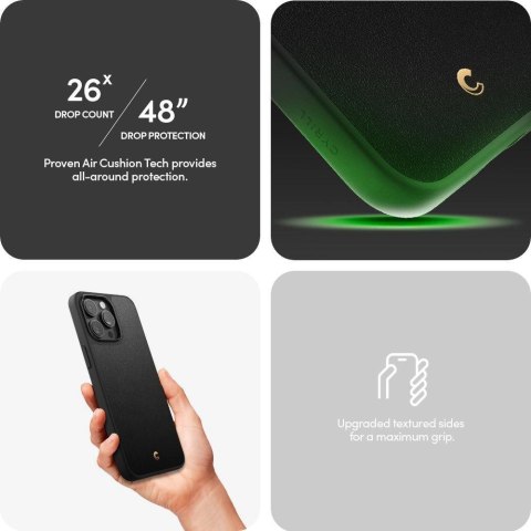 Etui Spigen Cyrill Kajuk Mag z MagSafe na iPhone 15 Pro Max - czarne Etui Spigen Cyrill Kajuk Mag z MagSafe na iPhone 15 Pro Max - czarne