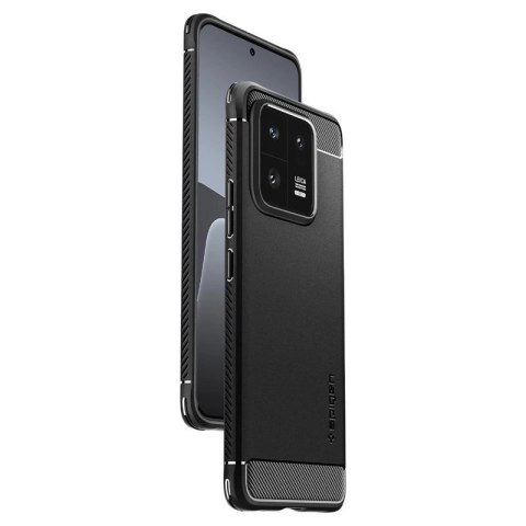 Etui Spigen Rugged Armor na Xiaomi 13 Pro - czarny mat Etui Spigen Rugged Armor na Xiaomi 13 Pro - czarny mat