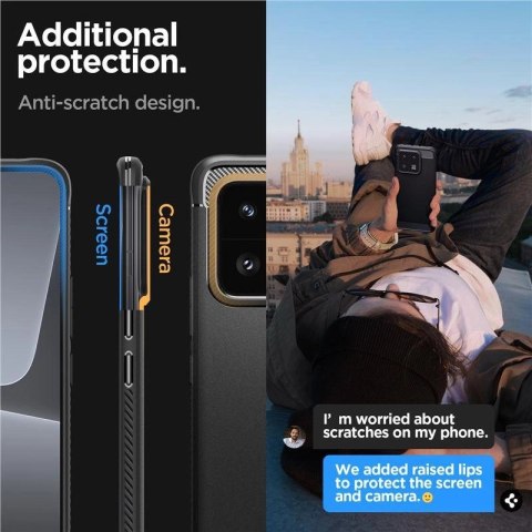 Etui Spigen Rugged Armor na Xiaomi 13 Pro - czarny mat Etui Spigen Rugged Armor na Xiaomi 13 Pro - czarny mat