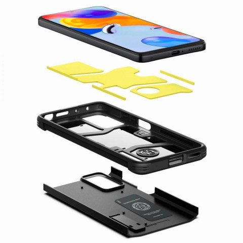 Etui Spigen Tough Armor na Xiaomi Redmi Note 11 Pro / 11 Pro 5G / 12 Pro 4G / LTE - czarne Etui Spigen Tough Armor na Xiaomi Redmi Note 11 Pro / 11 Pro 5G / 12 Pro 4G / LTE - czarne