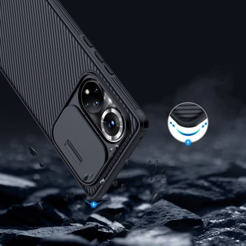 Nillkin CamShield Pro Case pancerne etui pokrowiec osłona na aparat kamerę Honor 50 Pro czarny Nillkin CamShield Pro Case pancerne etui pokrowiec osłona na aparat kamerę Honor 50 Pro czarny