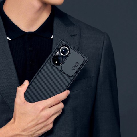 Nillkin CamShield Pro Case pancerne etui pokrowiec osłona na aparat kamerę Honor 50 Pro czarny Nillkin CamShield Pro Case pancerne etui pokrowiec osłona na aparat kamerę Honor 50 Pro czarny