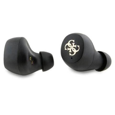 Słuchawki Bluetooth TWS Guess 4G Metal ze stacją dokującą ENC - niebieskie
