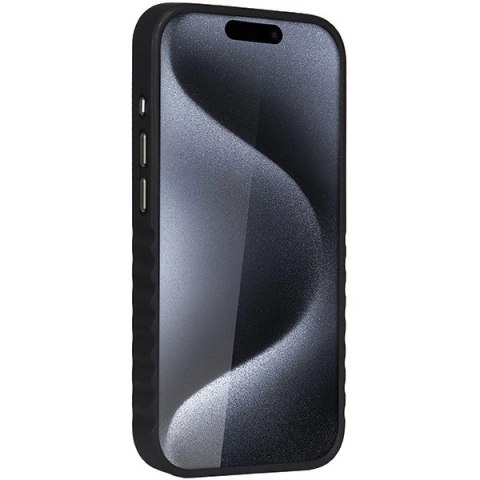 Etui Audi Synthetic Leather z MagSafe na iPhone 15 Pro - brązowe Etui Audi Synthetic Leather z MagSafe na iPhone 15 Pro - brązowe