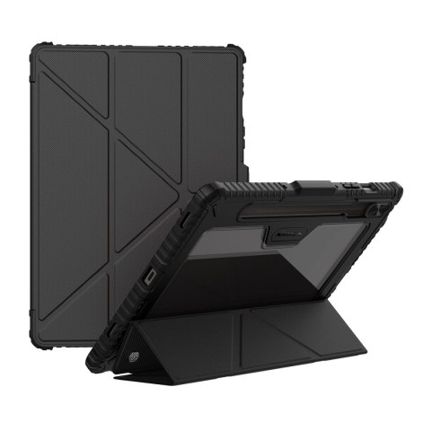 Etui Nillkin Bumper Leather Case Pro na Samsung Galaxy Tab S9 - czarne Etui Nillkin Bumper Leather Case Pro na Samsung Galaxy Tab S9 - czarne