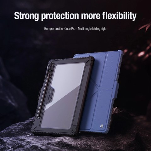 Etui Nillkin Bumper Leather Case Pro na Samsung Galaxy Tab S9 - czarne Etui Nillkin Bumper Leather Case Pro na Samsung Galaxy Tab S9 - czarne