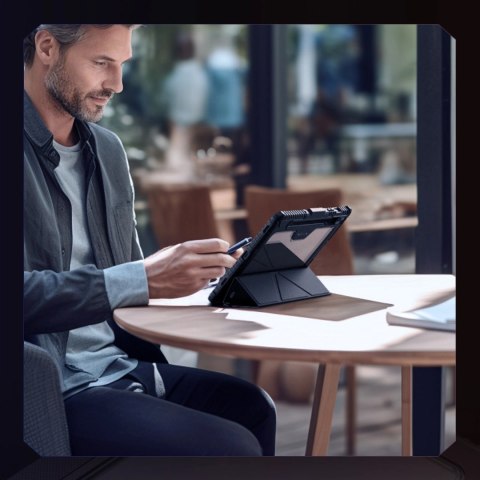 Etui Nillkin Bumper Leather Case Pro na Samsung Galaxy Tab S9 - czarne Etui Nillkin Bumper Leather Case Pro na Samsung Galaxy Tab S9 - czarne