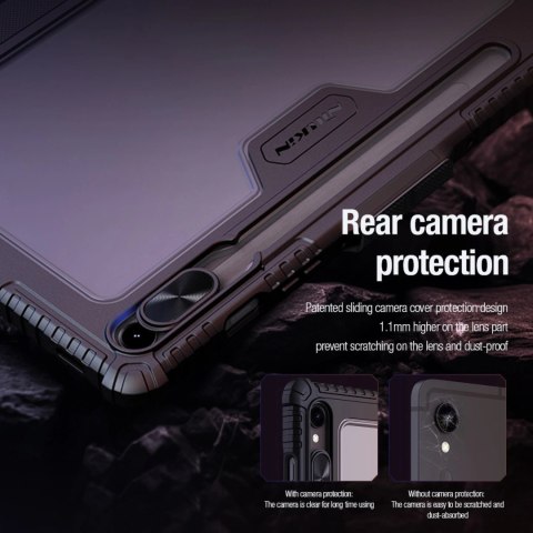Etui Nillkin Bumper Leather Case Pro na Samsung Galaxy Tab S9 - czarne Etui Nillkin Bumper Leather Case Pro na Samsung Galaxy Tab S9 - czarne