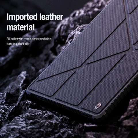Etui Nillkin Bumper Leather Case Pro na Samsung Galaxy Tab S9 - czarne Etui Nillkin Bumper Leather Case Pro na Samsung Galaxy Tab S9 - czarne