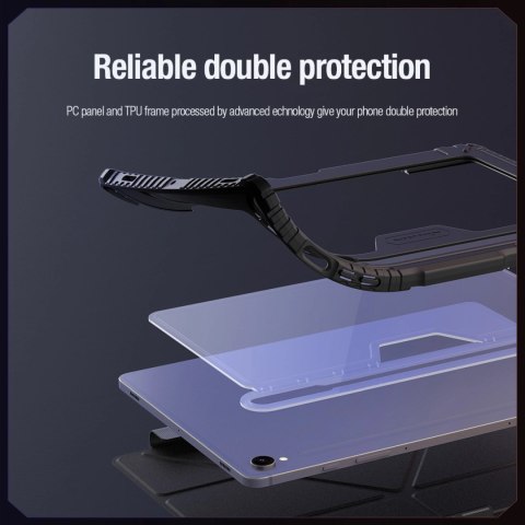 Etui Nillkin Bumper Leather Case Pro na Samsung Galaxy Tab S9 - czarne Etui Nillkin Bumper Leather Case Pro na Samsung Galaxy Tab S9 - czarne