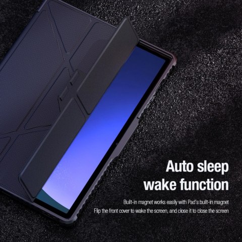 Etui Nillkin Bumper Leather Case Pro na Samsung Galaxy Tab S9 - czarne Etui Nillkin Bumper Leather Case Pro na Samsung Galaxy Tab S9 - czarne