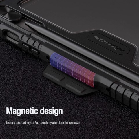 Etui Nillkin Bumper Leather Case Pro na Samsung Galaxy Tab S9 - czarne Etui Nillkin Bumper Leather Case Pro na Samsung Galaxy Tab S9 - czarne