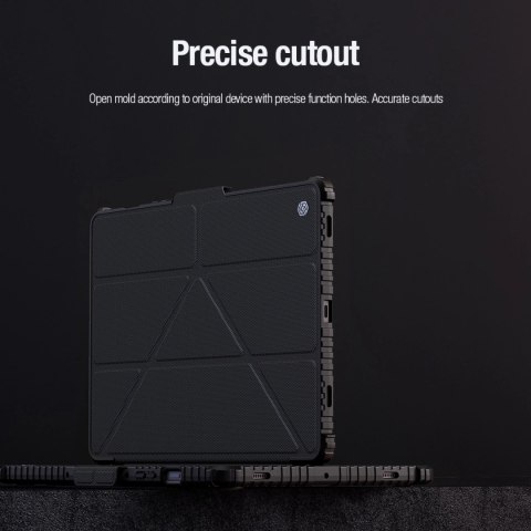 Etui Nillkin Bumper Leather Case Pro na Samsung Galaxy Tab S9 - czarne Etui Nillkin Bumper Leather Case Pro na Samsung Galaxy Tab S9 - czarne