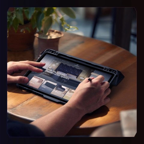 Etui Nillkin Bumper Leather Case Pro na Samsung Galaxy Tab S9 - czarne Etui Nillkin Bumper Leather Case Pro na Samsung Galaxy Tab S9 - czarne