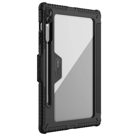 Etui Nillkin Bumper Leather Case Pro na Samsung Galaxy Tab S9+ - czarne Etui Nillkin Bumper Leather Case Pro na Samsung Galaxy Tab S9+ - czarne