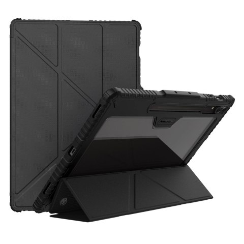 Etui Nillkin Bumper Leather Case Pro na Samsung Galaxy Tab S9+ - czarne Etui Nillkin Bumper Leather Case Pro na Samsung Galaxy Tab S9+ - czarne