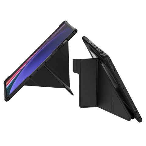 Etui Nillkin Bumper Leather Case Pro na Samsung Galaxy Tab S9+ - czarne Etui Nillkin Bumper Leather Case Pro na Samsung Galaxy Tab S9+ - czarne