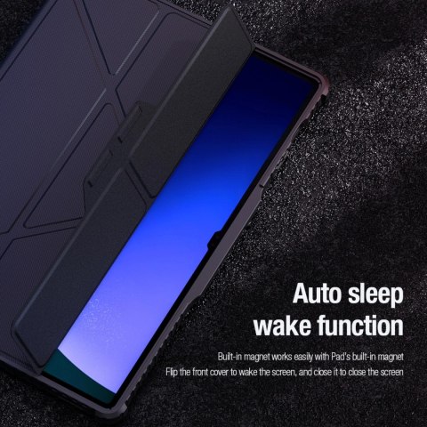 Etui Nillkin Bumper Leather Case Pro na Samsung Galaxy Tab S9+ - czarne Etui Nillkin Bumper Leather Case Pro na Samsung Galaxy Tab S9+ - czarne