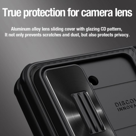 Etui Nillkin CamShield Fold Case na Samsung Galaxy Z Fold 5 z dodatkowym uchwytem na rysik - czarne Etui Nillkin CamShield Fold Case na Samsung Galaxy Z Fold 5 z dodatkowym uchwytem na rysik - czarne