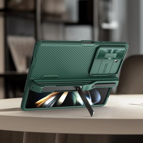 Etui Nillkin CamShield Fold Case na Samsung Galaxy Z Fold 5 z dodatkowym uchwytem na rysik - czarne Etui Nillkin CamShield Fold Case na Samsung Galaxy Z Fold 5 z dodatkowym uchwytem na rysik - czarne