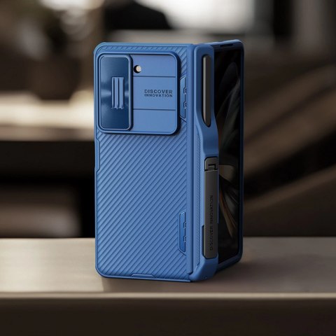 Etui Nillkin CamShield Fold Case na Samsung Galaxy Z Fold 5 z dodatkowym uchwytem na rysik - czarne Etui Nillkin CamShield Fold Case na Samsung Galaxy Z Fold 5 z dodatkowym uchwytem na rysik - czarne
