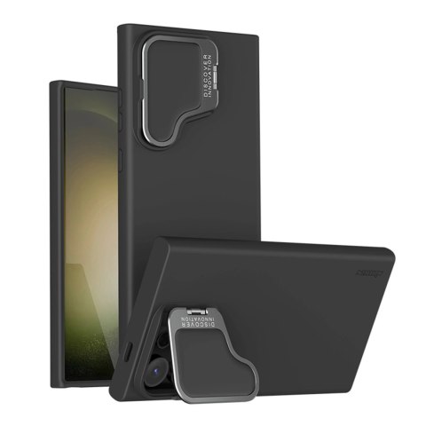 Etui Nillkin CamShield Silky Prop Silicone Case na Samsung Galaxy S24 Ultra - czarne Etui Nillkin CamShield Silky Prop Silicone Case na Samsung Galaxy S24 Ultra - czarne