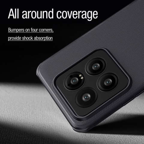 Etui Nillkin Super Frosted Shield Pro Magnetic Case na Xiaomi 14 Pro - czarne Etui Nillkin Super Frosted Shield Pro Magnetic Case na Xiaomi 14 Pro - czarne