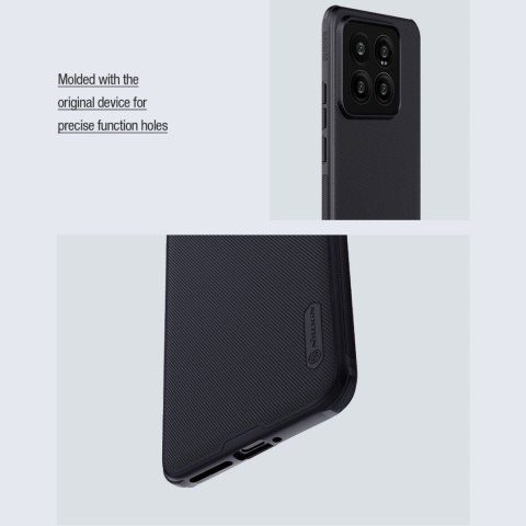 Etui Nillkin Super Frosted Shield Pro Magnetic Case na Xiaomi 14 Pro - czarne Etui Nillkin Super Frosted Shield Pro Magnetic Case na Xiaomi 14 Pro - czarne