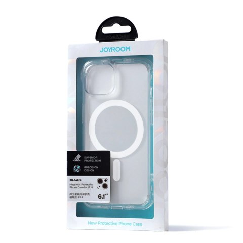 Joyroom Magnetic Defender magnetyczne etui do iPhone 14 pancerny pokrowiec z haczykami podstawką przezroczysty (kompatybilne z M Joyroom Magnetic Defender magnetyczne etui do iPhone 14 pancerny pokrowiec z haczykami podstawką przezroczysty (kompatybilne z M