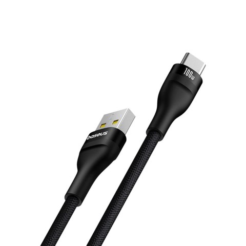 Kabel Baseus Flash 2 USB-A / USB-C 100W 1 m - czarny Kabel Baseus Flash 2 USB-A / USB-C 100W 1 m - czarny