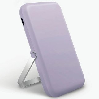 Powerbank UNIQ Hoveo magnetyczny 5000mAh USB-C 20W PD - fioletowy