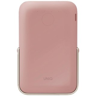 Powerbank UNIQ Hoveo magnetyczny 5000mAh USB-C 20W PD - różowy