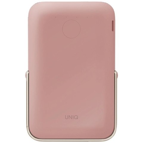Powerbank UNIQ Hoveo magnetyczny 5000mAh USB-C 20W PD - różowy