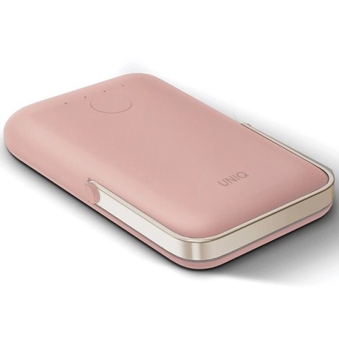 Powerbank UNIQ Hoveo magnetyczny 5000mAh USB-C 20W PD - różowy