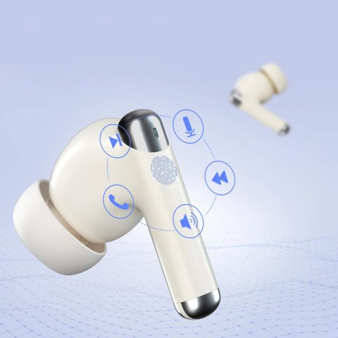 Słuchawki Tronsmart Sounfii R4 bezprzewodowe Bluetooth 5.3 ENC - białe Słuchawki Tronsmart Sounfii R4 bezprzewodowe Bluetooth 5.3 ENC - białe