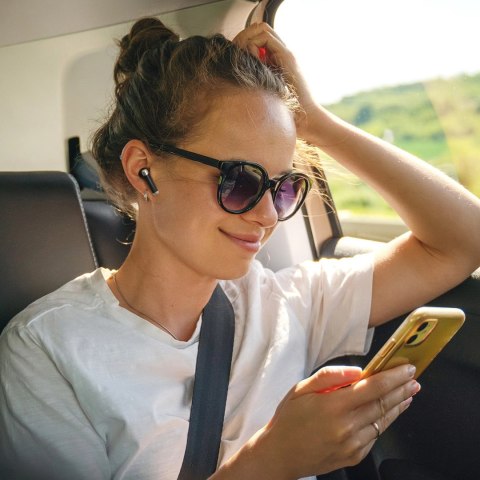 Słuchawki Tronsmart Sounfii R4 bezprzewodowe Bluetooth 5.3 ENC - czarne Słuchawki Tronsmart Sounfii R4 bezprzewodowe Bluetooth 5.3 ENC - czarne