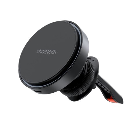 Uchwyt magnetyczny Choetech T205-F z ładowarką indukcyjną 15 W na kratkę nawiewu - czarny Uchwyt magnetyczny Choetech T205-F z ładowarką indukcyjną 15 W na kratkę nawiewu - czarny