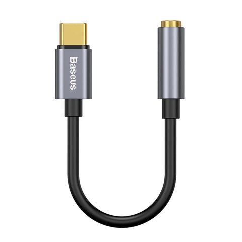 Adapter Baseus L54 do słuchawek USB-C / mini jack 3.5mm DAC 24 bit 48 KHz - szary Adapter Baseus L54 do słuchawek USB-C / mini jack 3.5mm DAC 24 bit 48 KHz - szary