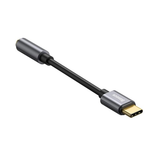 Adapter Baseus L54 do słuchawek USB-C / mini jack 3.5mm DAC 24 bit 48 KHz - szary Adapter Baseus L54 do słuchawek USB-C / mini jack 3.5mm DAC 24 bit 48 KHz - szary