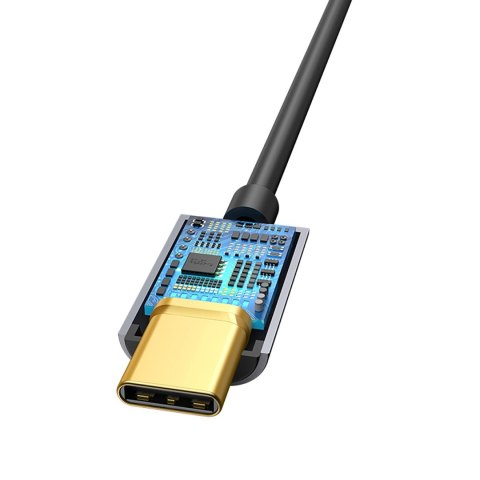 Adapter Baseus L54 do słuchawek USB-C / mini jack 3.5mm DAC 24 bit 48 KHz - szary Adapter Baseus L54 do słuchawek USB-C / mini jack 3.5mm DAC 24 bit 48 KHz - szary