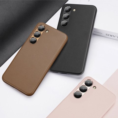Dux Ducis Grit etui Samsung Galaxy S23 elegancki pokrowiec ze sztucznej skóry czarne Dux Ducis Grit etui Samsung Galaxy S23 elegancki pokrowiec ze sztucznej skóry czarne