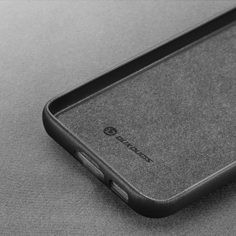 Dux Ducis Grit etui Samsung Galaxy S23 elegancki pokrowiec ze sztucznej skóry czarne Dux Ducis Grit etui Samsung Galaxy S23 elegancki pokrowiec ze sztucznej skóry czarne
