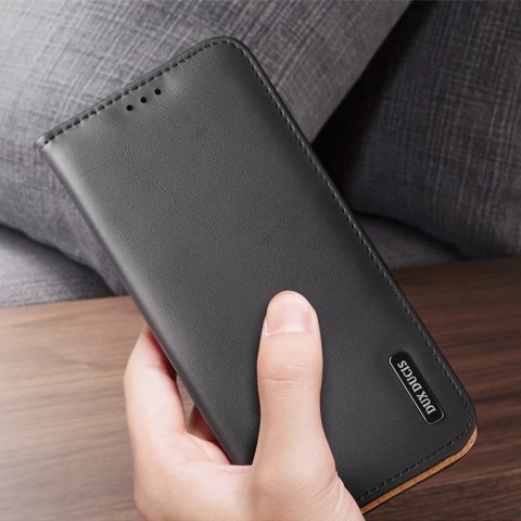 Dux Ducis Hivo etui Samsung Galaxy S23 Ultra pokrowiec z klapką portfel podstawka blokada RFID czerwone Dux Ducis Hivo etui Samsung Galaxy S23 Ultra pokrowiec z klapką portfel podstawka blokada RFID czerwone